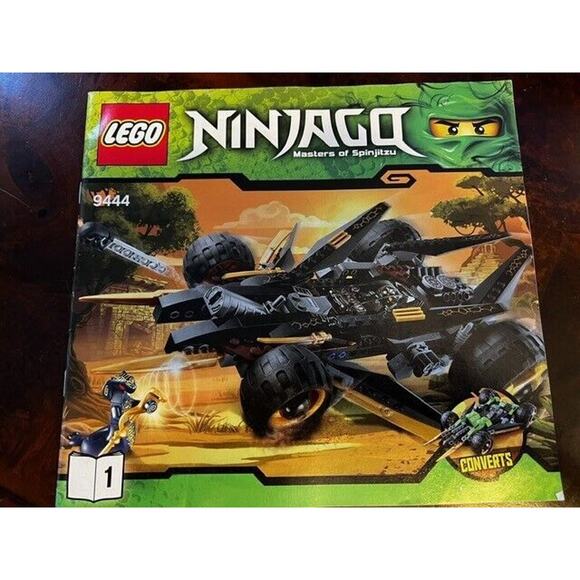 LEGO 9444 NINJAGO Instruction Manual ONLY Cole's Tread Assault Books 1 & 2 - Picture 2 of 3